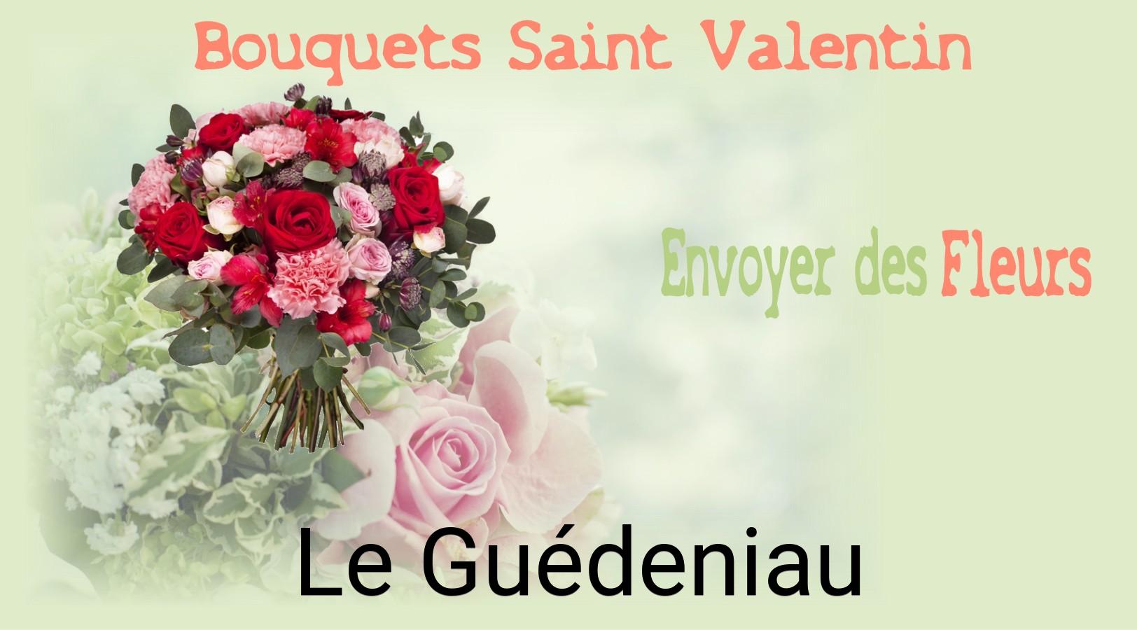 Roses de Saint-Valentin livrées à Le Guédeniau